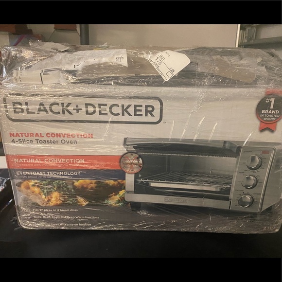 Black & Decker Kitchen Black Decker Natural Convection Toaster Oven